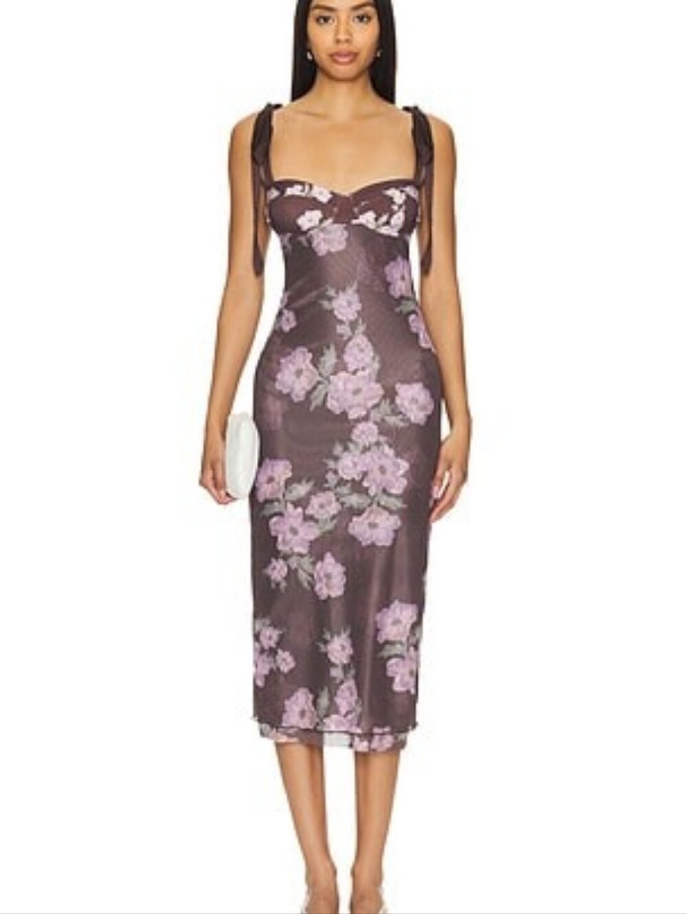 BNWT Free People Intimately Got Glam Slip Dress - Chocolate Combo. Size Medium